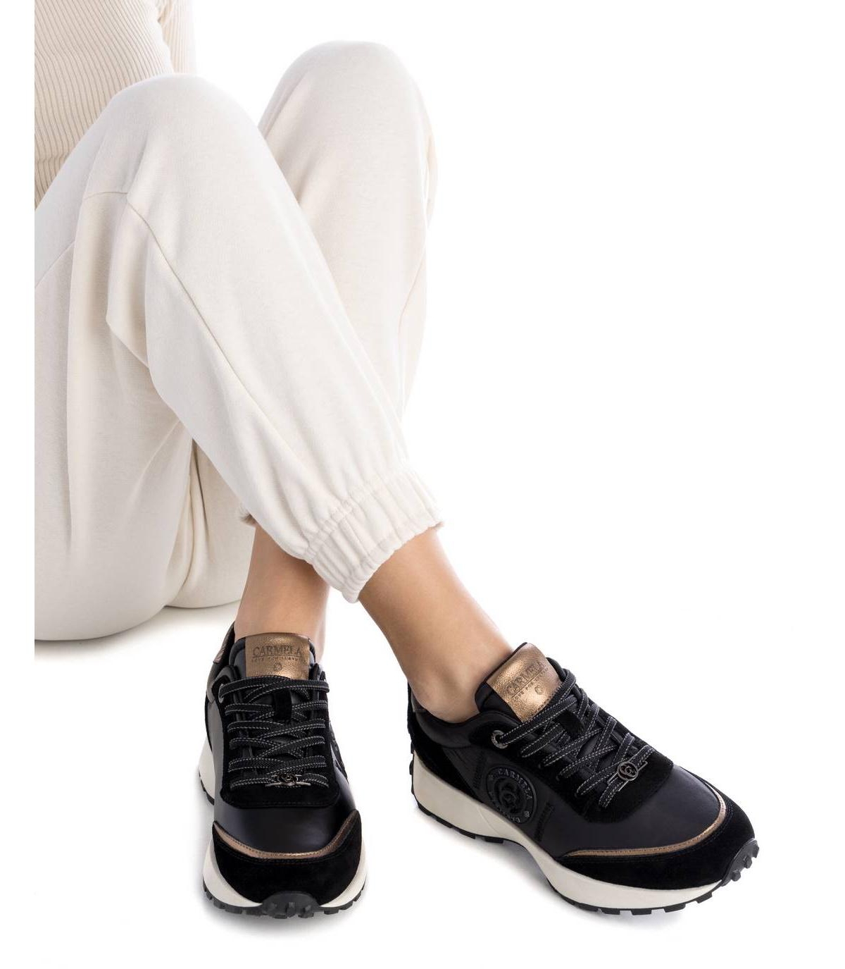 Carmela Collection Women's Leather Casual Sneakers By Xti