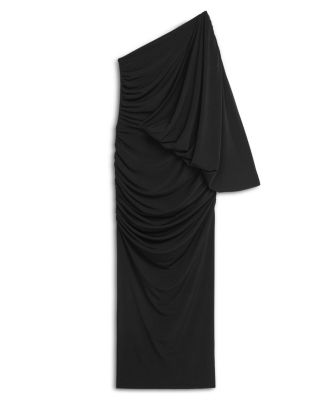 Women's Draped Detail Maxi Dress
