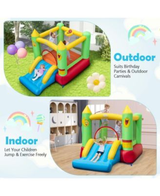 Inflatable Kids Bounce House Fun & Durable Blow-Up Bouncer for Outdoor Play