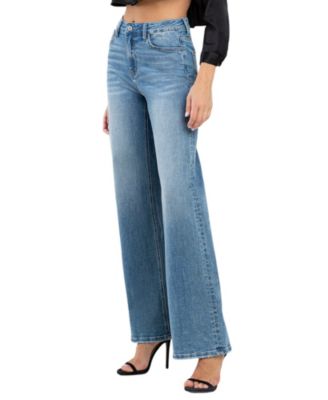 Women's High Rise Wide Leg Jeans