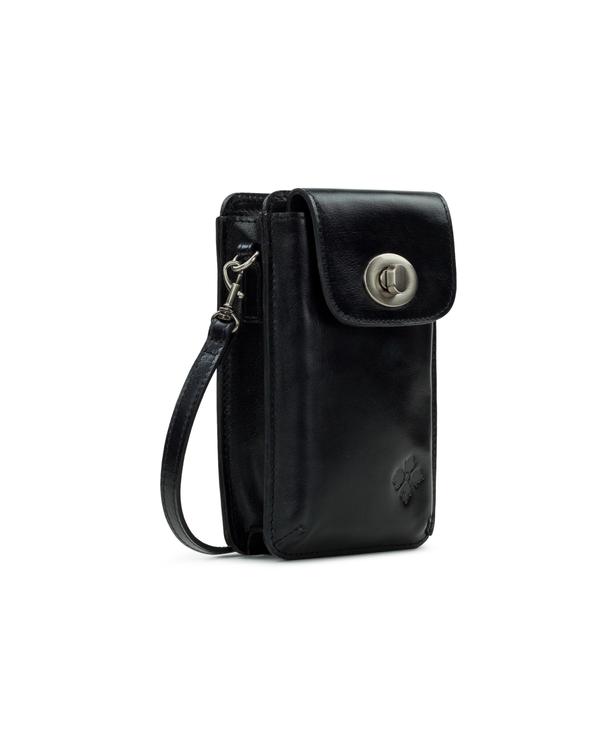 Shop Patricia Nash Felicita Phone Crossbody Wallet In Black