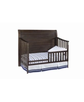 Taylor Farmhouse Wood Toddler Guard Rail in River Rock Brown