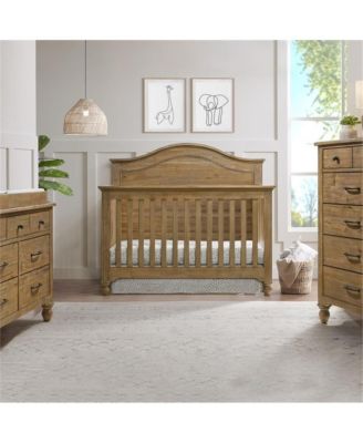 Highland Farmhouse Wood Changing Tray in Sand Dune Brown