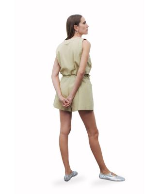 Women's Mini Shorts with Printed Details