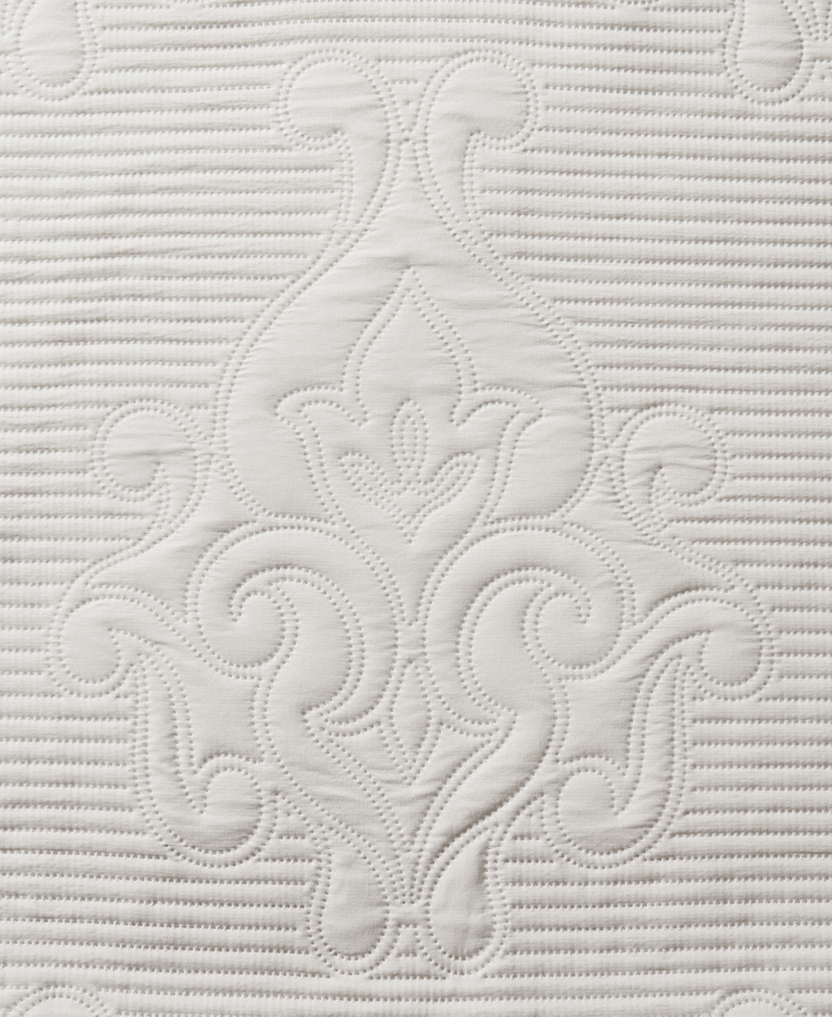 Vcny Home Solomun Pinsonic Damask Quilt Sets In Taupe