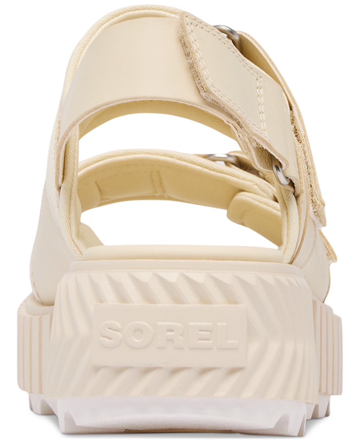 Sorel Ona Ave Multistrap Mid Sandal In Chalk,chalk