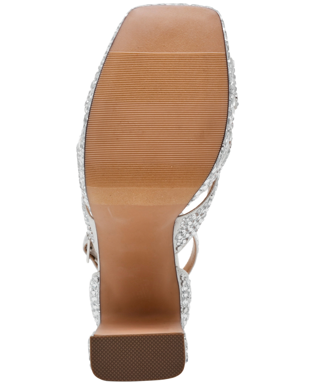 Shop Wild Pair Lydiaa Embellished Platform Dress Sandals, Exclusively At Macy's In Silver Bling