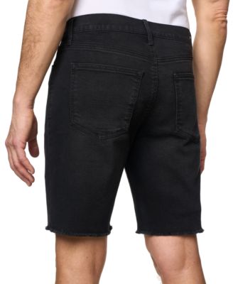 Men's Zack Slim-Fit Stretch Rip & Repair 9-1/2" Denim Shorts