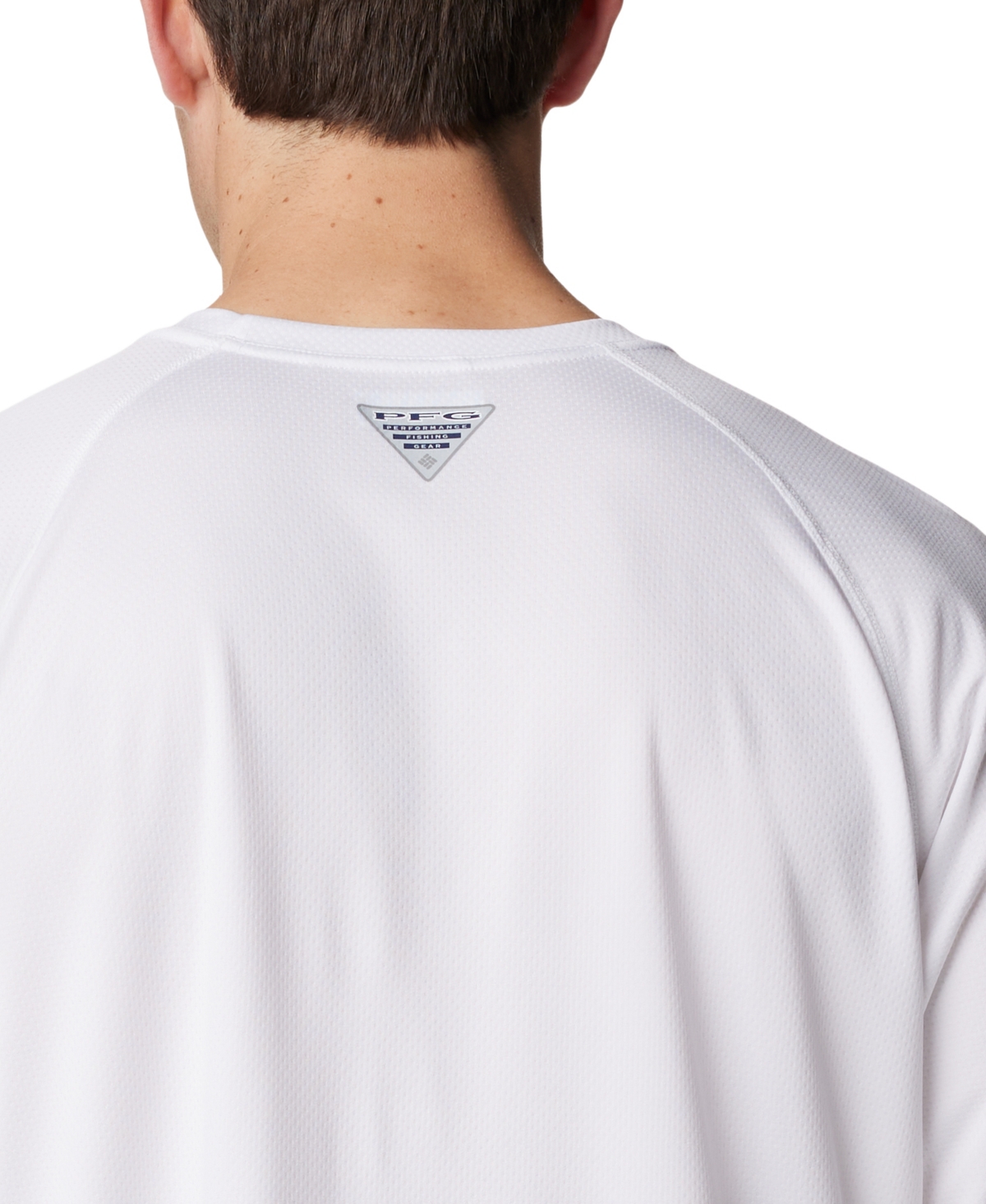 Columbia Men's Pfg Solar Stream Performance Long-sleeve Shirt In White