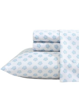 Printed Cooling Microfiber 3-Pc. Sheet Set, Twin XL