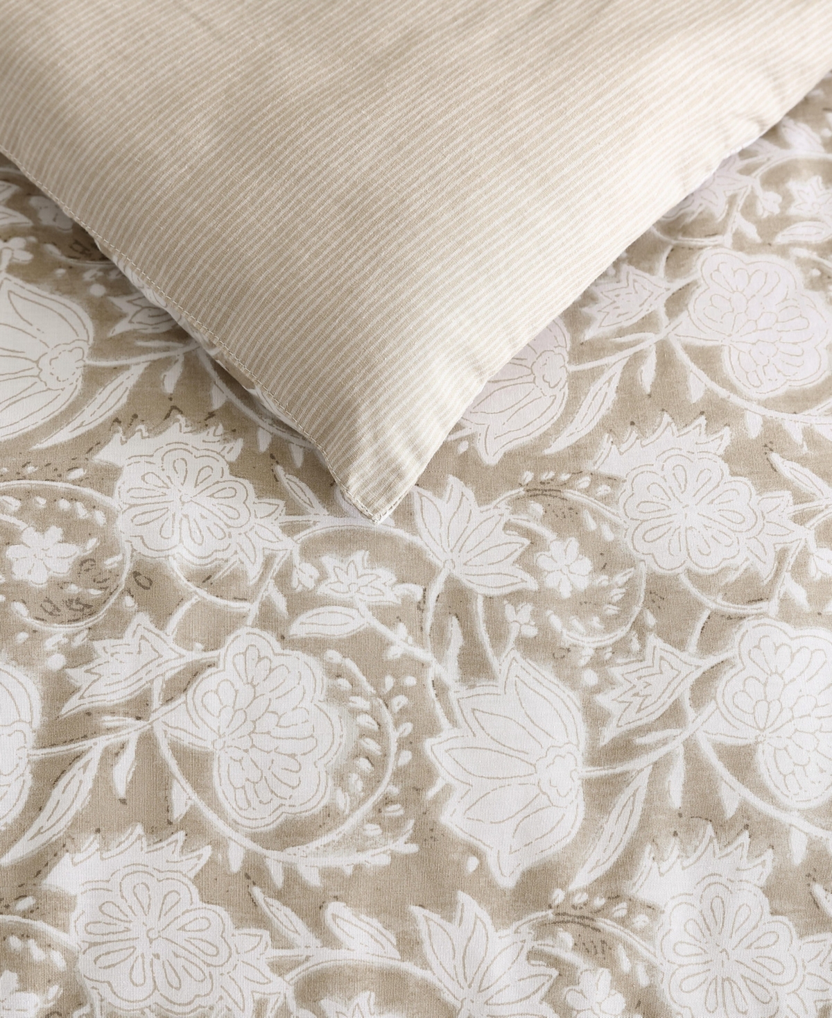 Nautica Bayport Floral 2-pc. Comforter Set, Twin/twin Xl In Beige