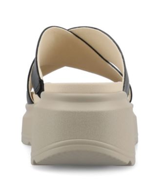 Women's Cathie Crisscross Platform Wedge Sandals