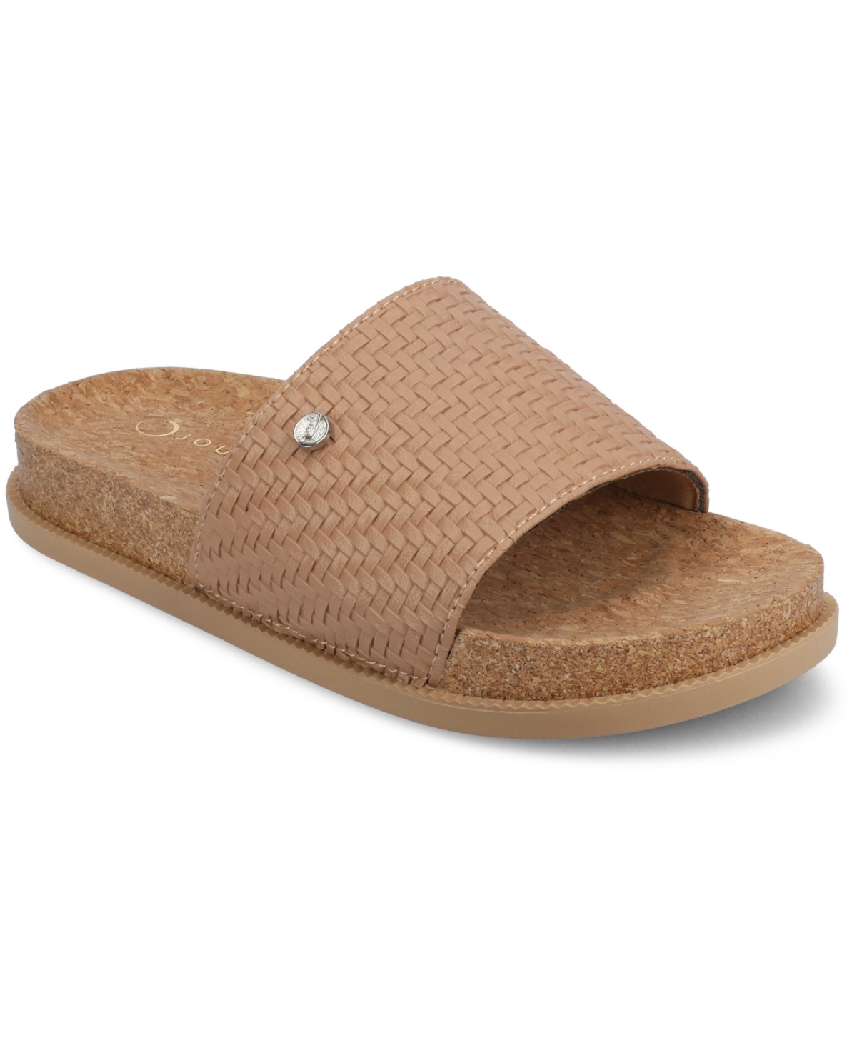 Journee Collection Women's Sheena Single Band Slip-on Wedge Sandals