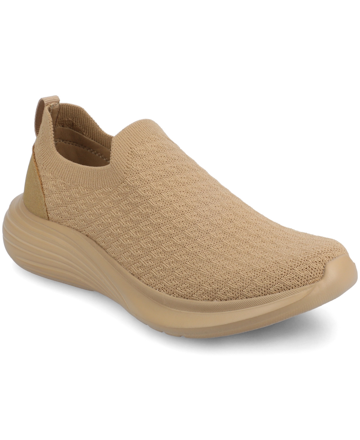Journee Collection Women's Linnea Casual Slip-on Sneakers In Tan