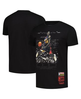 Mitchell & Ness - Men's Jason Richardson Black 2003 NBA All-Star Game Hardwood Classic Slam Dunk Contest Champion T-shirt