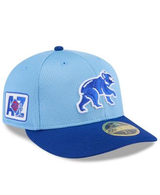 New Era - Men's Light Blue/Royal Chicago Cubs 2025 Spring Training Low Profile 59FIFTY Fitted Hat