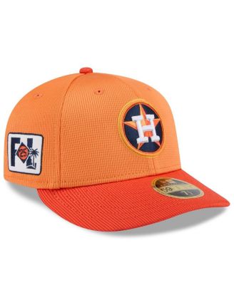 New Era - Men's Orange Houston Astros 2025 Spring Training Low Profile 59FIFTY Fitted Hat