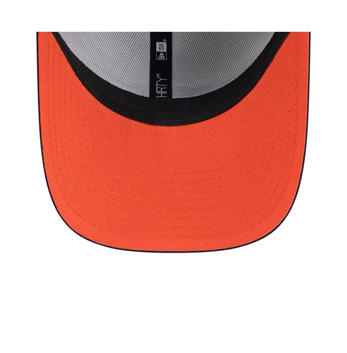 New Era Men's Orange/navy Houston Astros 2025 Spring Training 39thirty Flex Hat In Orange,navy