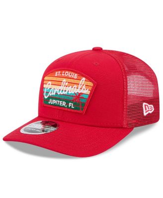 New Era - Men's Red St. Louis Cardinals 2025 Spring Training 9SEVENTY Stretch-snap Trucker Hat