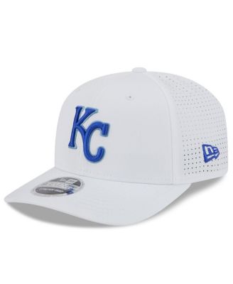 New Era - Men's White Kansas City Royals 2025 Spring Training 9SEVENTY COOLERA Stretch-snap Hat