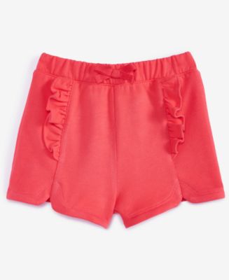 First Impressions Baby Girls Mix and Match Ruffled French Terry Shorts ...
