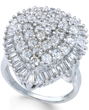 image of Diamond Statement Ring (3 ct. t.w.) in 14k White Gold