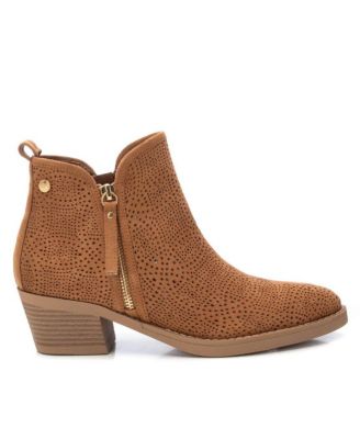 Women's Suede Ankle Booties By XTI
