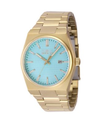 Men's 48401 Speedway Quartz 3 Hand Light Blue Dial Watch