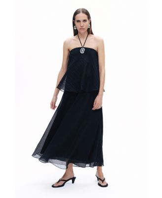 Women's Halter Neck Maxi Dress