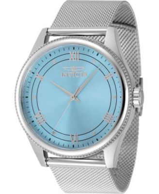 Men's 48483 Celestial Quartz 3 Hand Light Blue Dial Watch