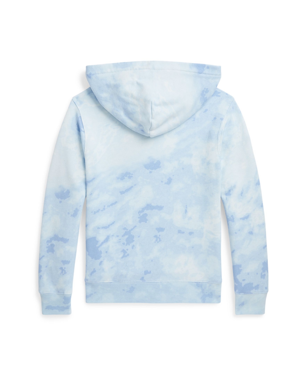 Polo Ralph Lauren Polo Bear Cloud-print Terry Hoodie In Scottsdale Blue,splatter Bear