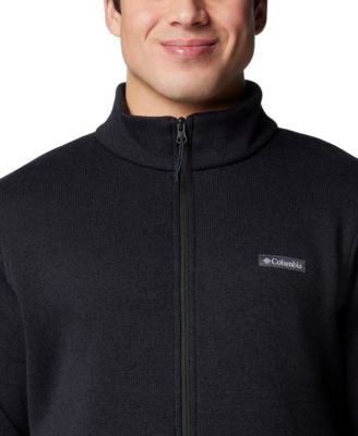 Men's Alto Pass Textured Knit Sweater Fleece Zip-Front Jacket