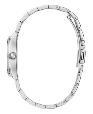 Women's Analog Silver-Tone Steel Watch, 30mm