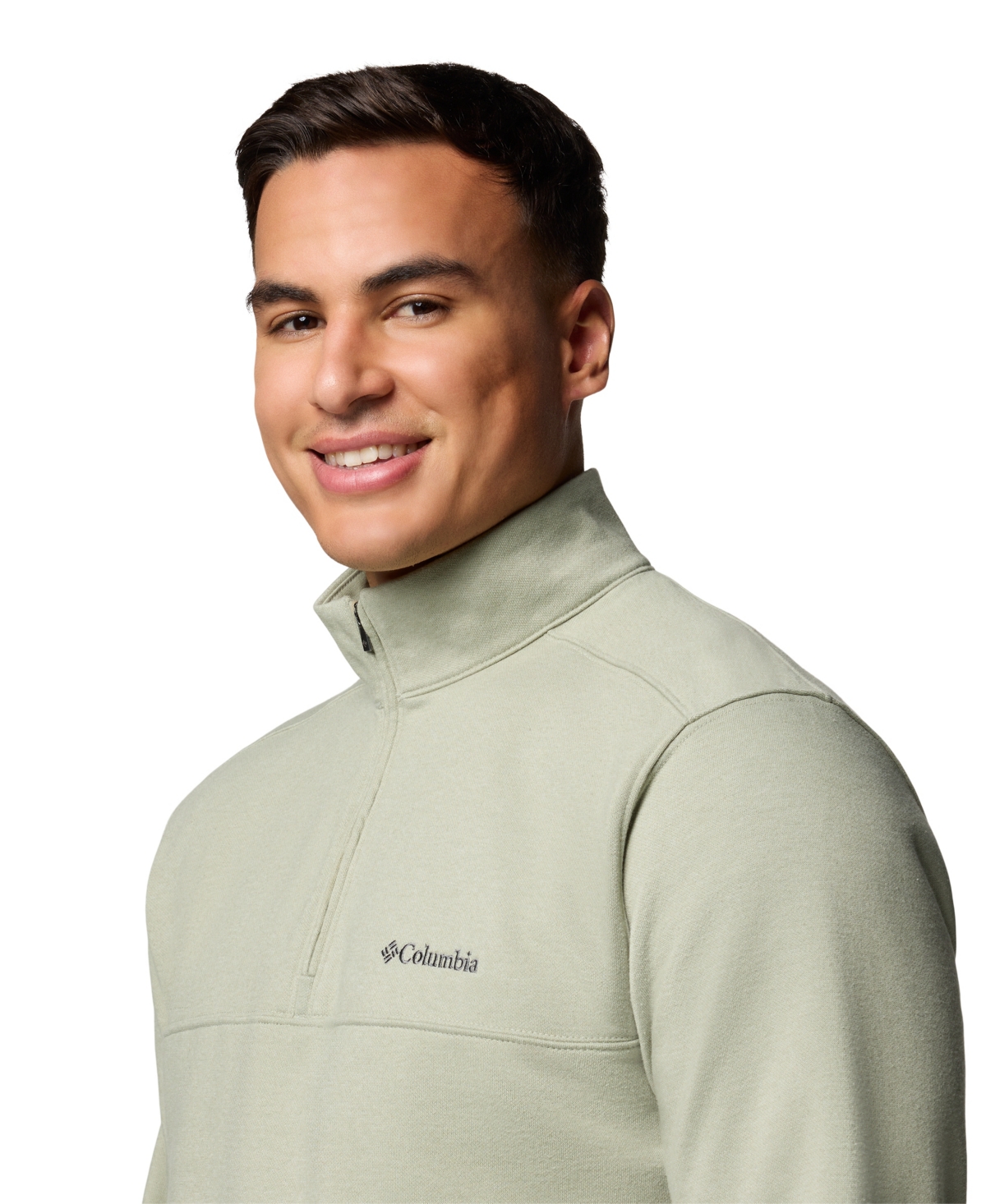 COLUMBIA MEN'S HART MOUNTAIN II QUARTER-ZIP FLEECE SWEATSHIRT 
