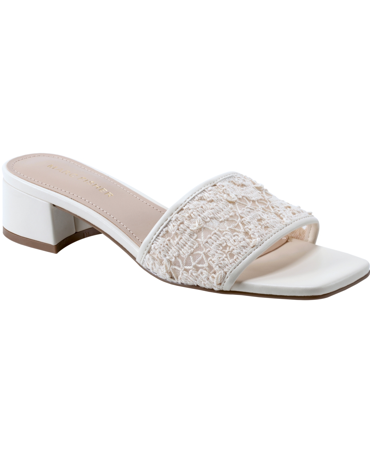 Marc Fisher Women's Cello Block Heel Dress Sandals In Light Natural