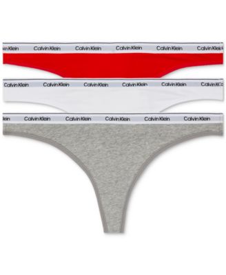 Women's Modern Logo 3-Pack Thong Underwear QD5209
