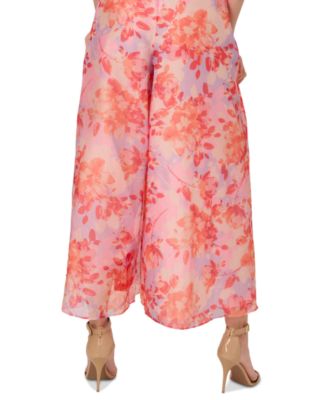 Women's Floral Organza Jumpsuit
