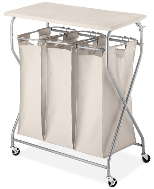 Whitmor Easy Lift Laundry Sorter Ironing Table Reviews Cleaning Organization Home Macy S