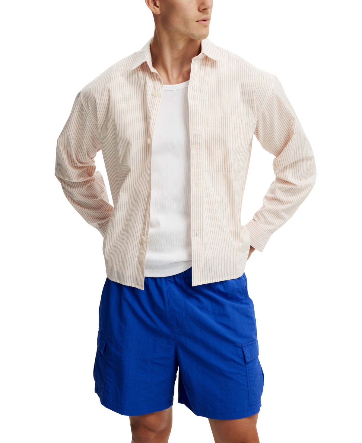 Shop Cotton On Men's All Purpose Short In Royal Blue Cargo