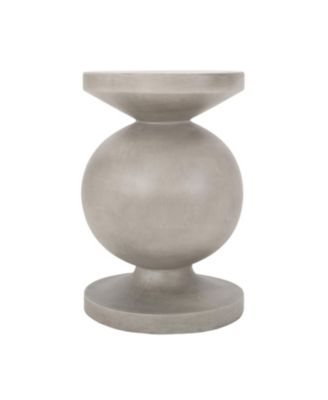 Streamdale Modern Concrete Side Table No Assembly Required, Lightweight & Durable