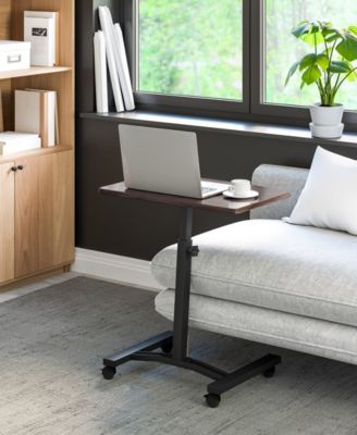Mobile Laptop Sitting Desk Cart 