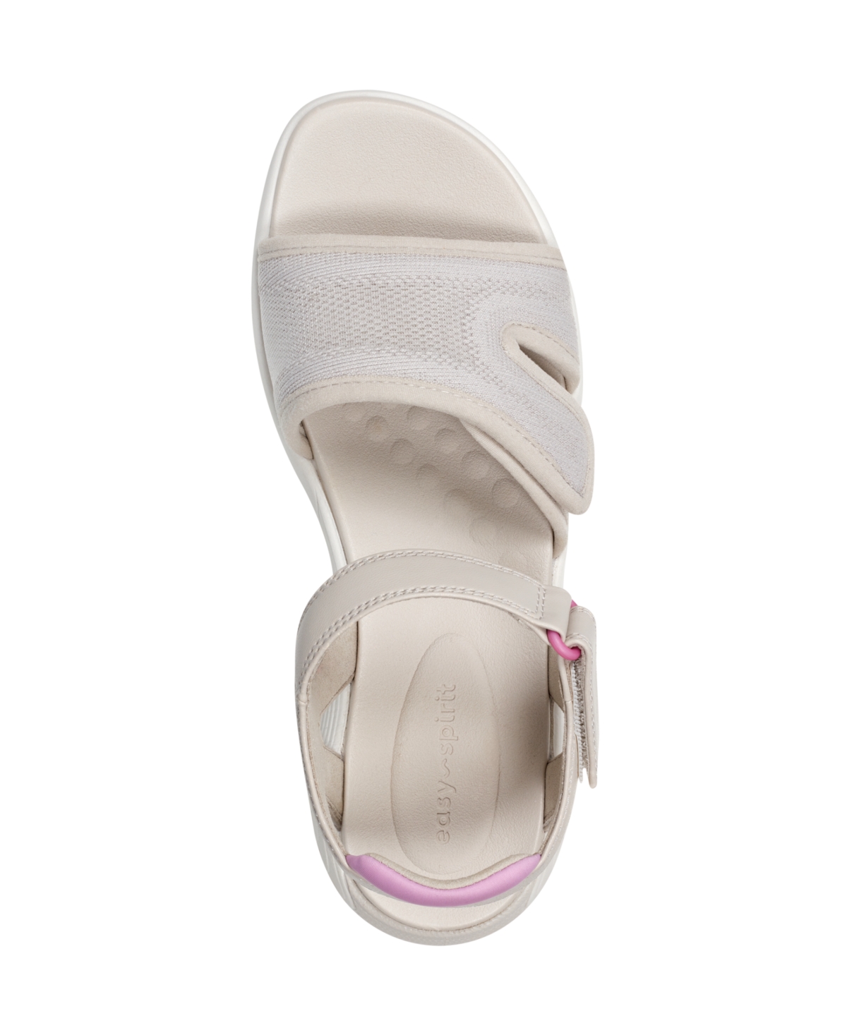 Shop Easy Spirit Women's Tayton Lightweight Sporty Flat Sandals In Taupe