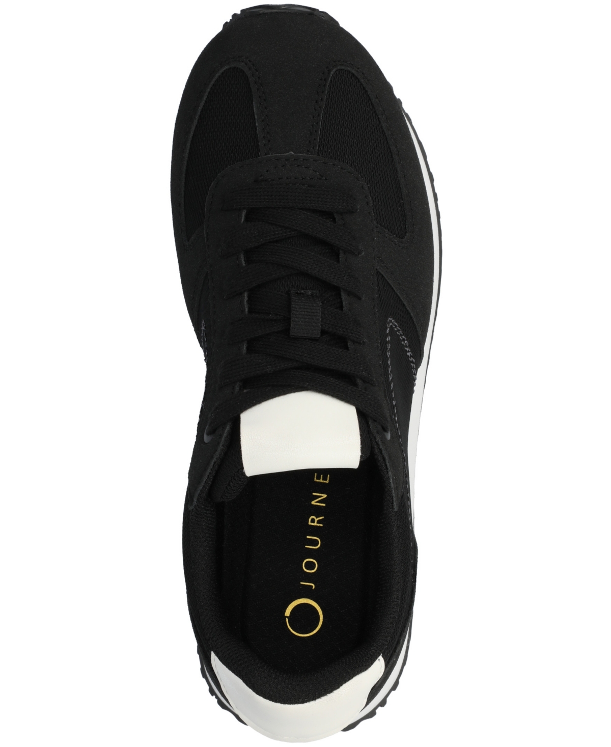JOURNEE COLLECTION WOMEN'S FLOW LACE UP JOGGER SNEAKERS 