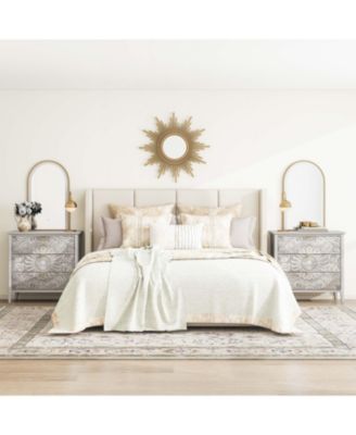 3 Drawers Nightstand Storage Cabinet with Drawers Bedside Table End Table Chest of Drawers Bedroom Closet Dressers