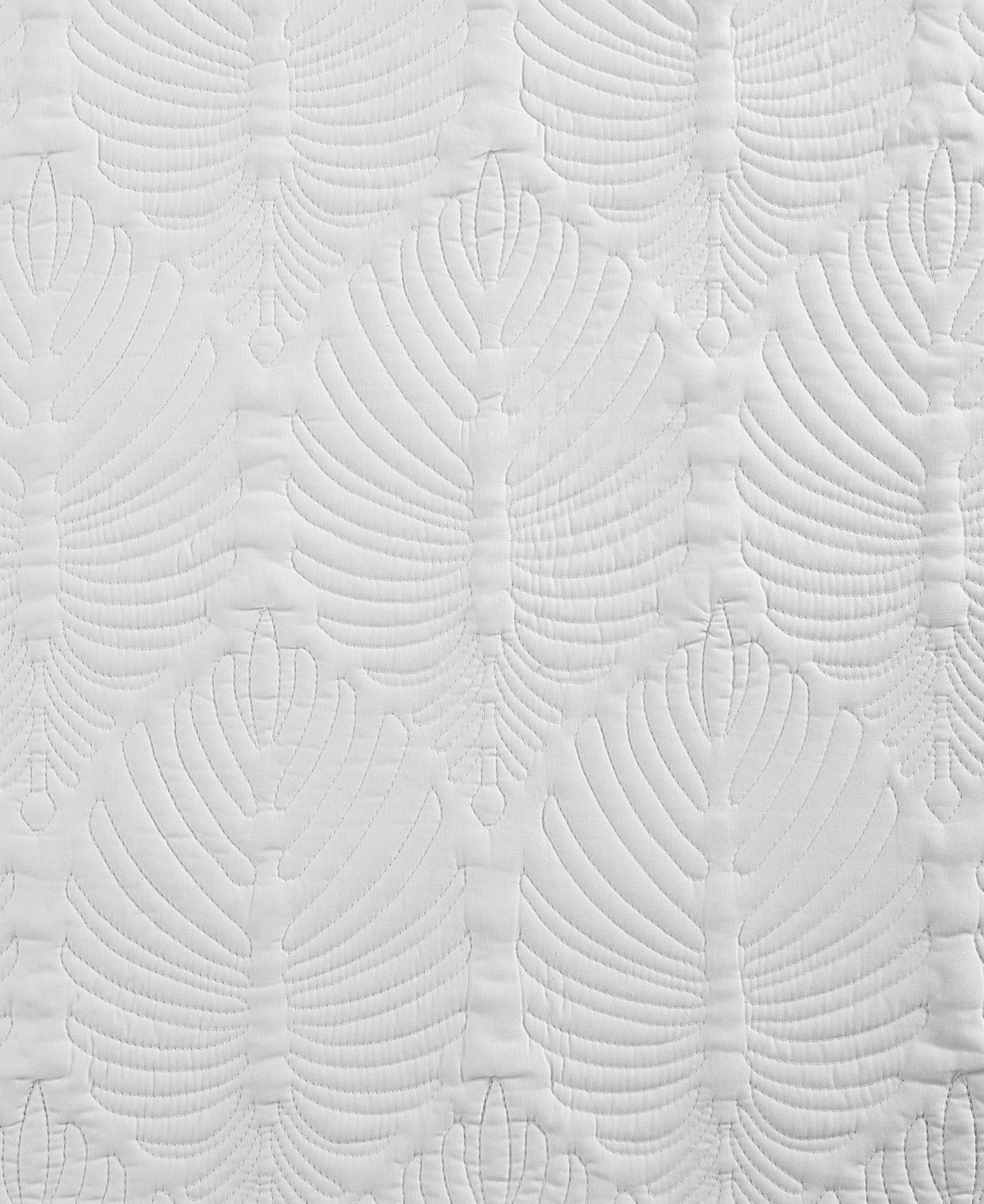 Tommy Bahama Line Palm Cotton Reversible 3-pc. Quilt Set, Full/queen In White