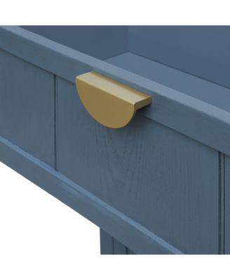 3 Drawer Cabinet Storage Cabinet with Drawers Modern Sideboard Buffet Cabinet Entryway Cabinet for Living Room Dressers Chest of Drawers, Blue