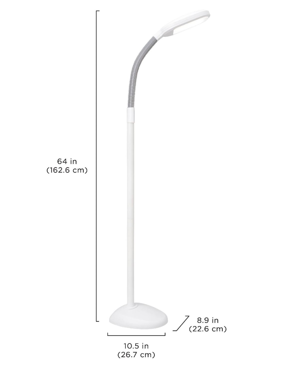 VERILUX SMARTLIGHT FULL SPECTRUM LED MODERN FLOOR LAMP 