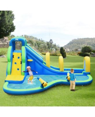 Inflatable Water Slide Kids Bounce House Fun Outdoor Playset for Summer Play