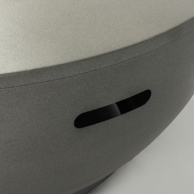 Streamdale Steel Propane Fire Bowl Outdoor Round Propane Fire Pit with Tank Holder