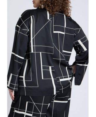 Women's Double Breasted Oversized Shirt